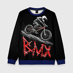 Свитшот детский Bicycle motocross, цвет: 3D-синий