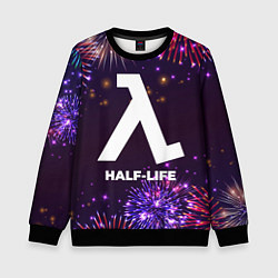 Свитшот детский Праздничный Half-Life, цвет: 3D-черный