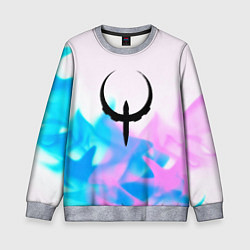 Детский свитшот Quake neon flame
