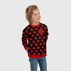 Свитшот детский Bullet for my valentine pattern, цвет: 3D-красный — фото 2