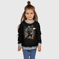 Свитшот детский Counter Strike - cool stormtrooper, цвет: 3D-меланж — фото 2