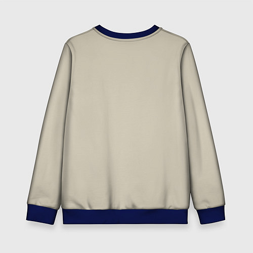 Детский свитшот Портрет Хаяо Миядзаки / 3D-Синий – фото 2