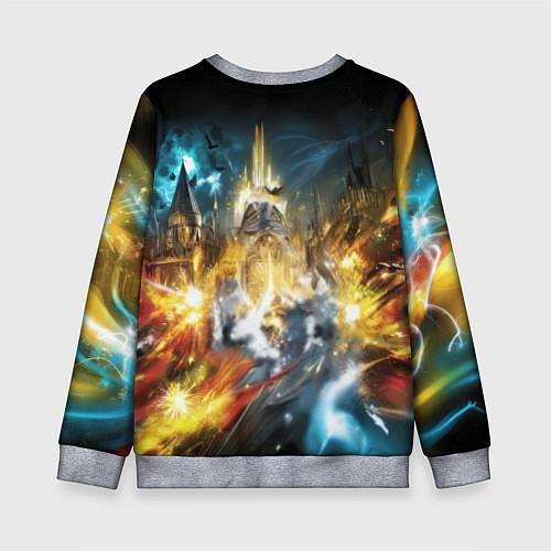 Детский свитшот Гарри Поттер и магия / 3D-Меланж – фото 2