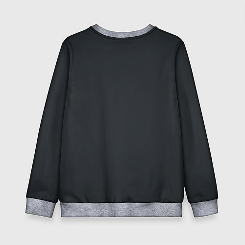 Детский свитшот Вязью Татьяна - красная надпись / 3D-Меланж – фото 2