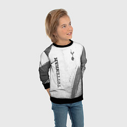 Свитшот детский Tottenham - white gradient вертикально, цвет: 3D-черный — фото 2