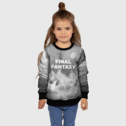 Свитшот детский Final Fantasy - grey gradient посередине, цвет: 3D-черный — фото 2