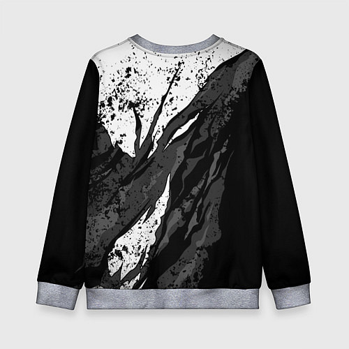 Детский свитшот Toyota - белый разрыв / 3D-Меланж – фото 2