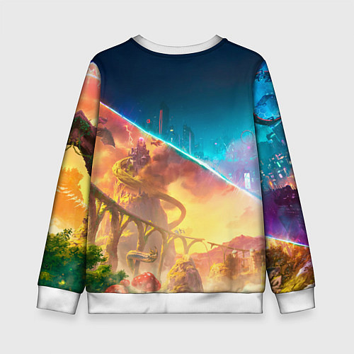 Детский свитшот Главные герои Split fiction / 3D-Белый – фото 2