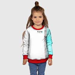Свитшот детский Shepard N7 - галлюцинации, цвет: 3D-красный — фото 2