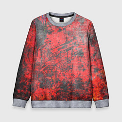 Свитшот детский Абстракция - grunge vibe, цвет: 3D-меланж