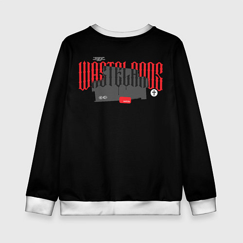 Детский свитшот WSTDS logo / 3D-Белый – фото 2