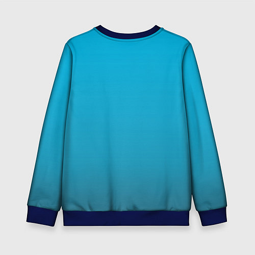 Детский свитшот Mortal Kombat - Sub-Zero / 3D-Синий – фото 2