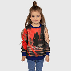 Свитшот детский Assassins Creed poster style, цвет: 3D-синий — фото 2