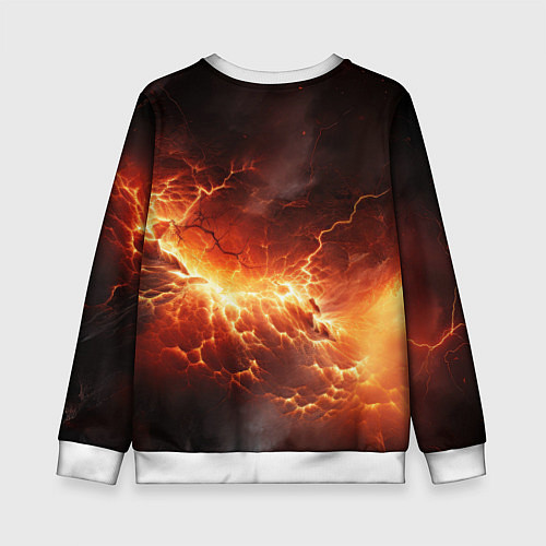 Детский свитшот Kingdom Come Deliverance 2 logo / 3D-Белый – фото 2