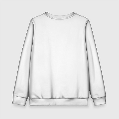 Детский свитшот Воробей акварель / 3D-Белый – фото 2