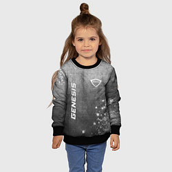 Свитшот детский Genesis - grey gradient вертикально, цвет: 3D-черный — фото 2