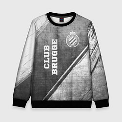 Детский свитшот Club Brugge - grey gradient вертикально