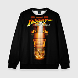 Свитшот детский Indiana Jones and the Great Circle, цвет: 3D-черный