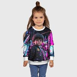 Свитшот детский Гарри Поттер в Америке, цвет: 3D-белый — фото 2