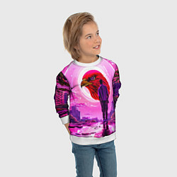 Свитшот детский Город Атланта Хокс, цвет: 3D-белый — фото 2