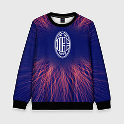 Свитшот детский AC Milan red energy, цвет: 3D-черный