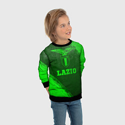 Свитшот детский Lazio - green gradient, цвет: 3D-черный — фото 2