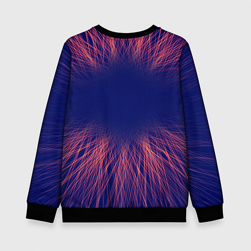 Детский свитшот Infiniti red energy / 3D-Черный – фото 2