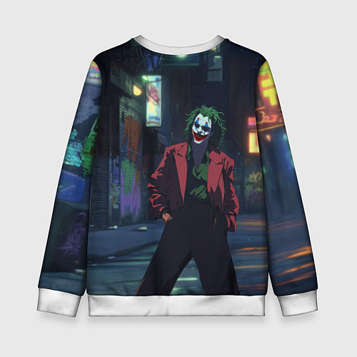 Детский свитшот Джокер в широких штанах / 3D-Белый – фото 2