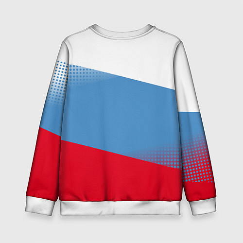 Детский свитшот Русский хоккей / 3D-Белый – фото 2