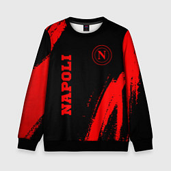Детский свитшот Napoli - red gradient вертикально