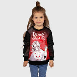 Свитшот детский Гора Натагумо - демон паук, цвет: 3D-черный — фото 2