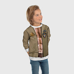 Свитшот детский Костюм полицейского шерифа из GTA, цвет: 3D-белый — фото 2