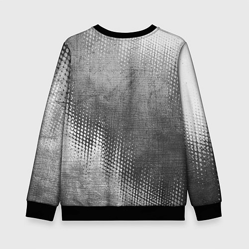 Детский свитшот Subaru - grey gradient посередине / 3D-Черный – фото 2