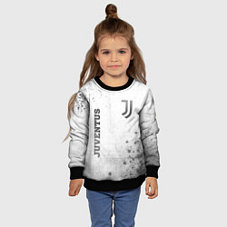 Свитшот детский Juventus - white gradient вертикально, цвет: 3D-черный — фото 2