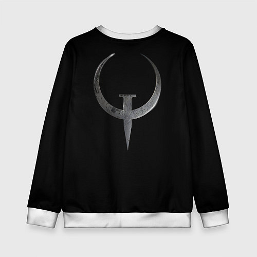 Детский свитшот Quake champions - Visor / 3D-Белый – фото 2