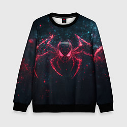 Свитшот детский Спайдер-мэн с лапами паука, цвет: 3D-черный
