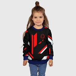 Свитшот детский Nirvana текстура полосы, цвет: 3D-синий — фото 2