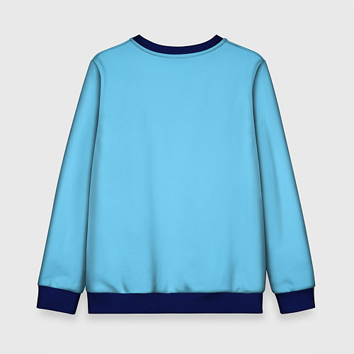 Детский свитшот Маяк с розами и кораблем / 3D-Синий – фото 2