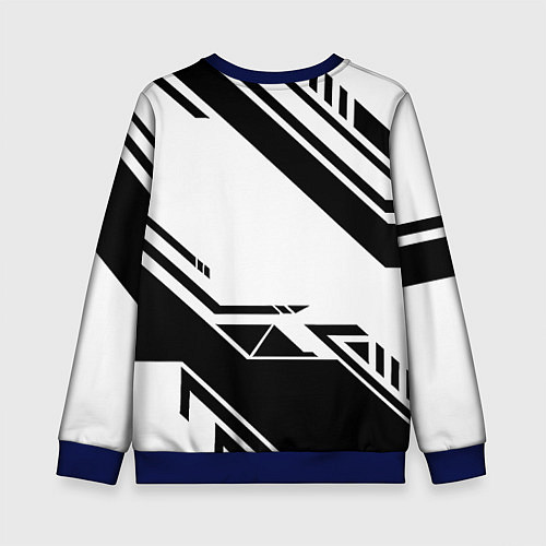 Детский свитшот BMW geometry black / 3D-Синий – фото 2