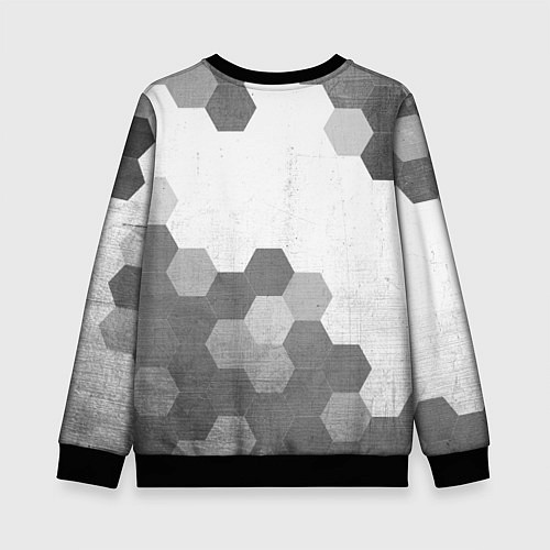 Детский свитшот Half-Life - white gradient посередине / 3D-Черный – фото 2