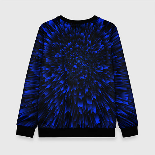 Детский свитшот Portal blue energy / 3D-Черный – фото 2