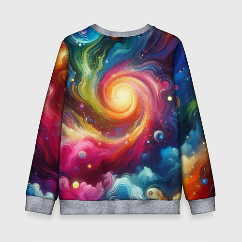 Детский свитшот Funny dalmatian puppy - ai art / 3D-Меланж – фото 2