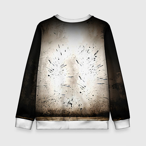 Детский свитшот Боксер в красном / 3D-Белый – фото 2