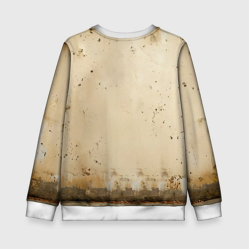 Детский свитшот Бежевая боксерская груша / 3D-Белый – фото 2