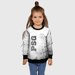 Свитшот детский PSG - white gradient вертикально, цвет: 3D-черный — фото 2