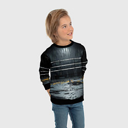 Свитшот детский Черный ринг, цвет: 3D-черный — фото 2