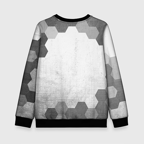 Детский свитшот Skyrim - white gradient / 3D-Черный – фото 2