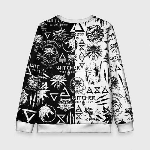 Детский свитшот Monster energy логотипы игр / 3D-Белый – фото 2