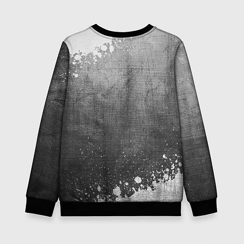 Детский свитшот Tesla - grey gradient / 3D-Черный – фото 2