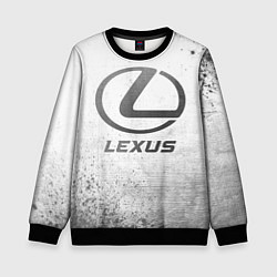 Свитшот детский Lexus - white gradient, цвет: 3D-черный